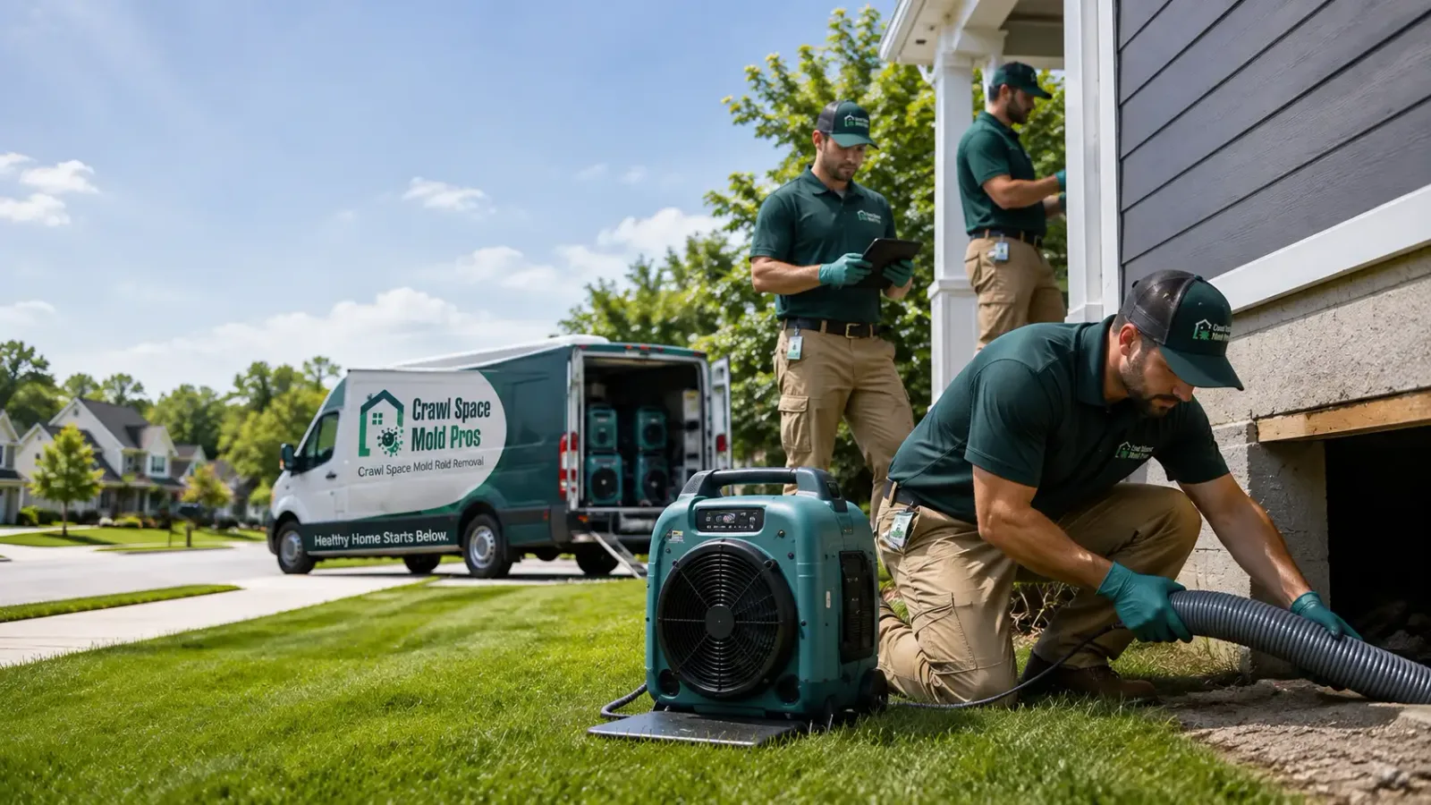 Crawl Space Mold Removal in Palmer, MI